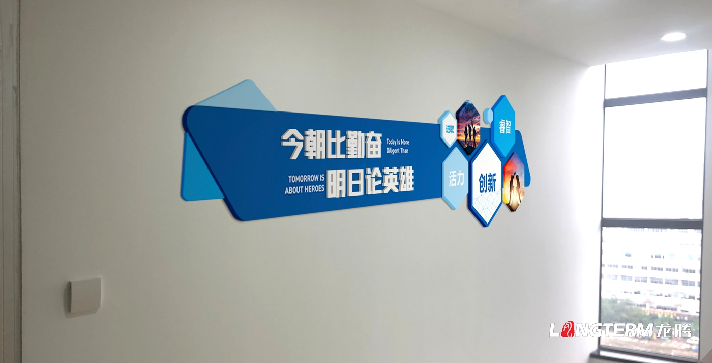 四川某安全技術(shù)有限公司文化墻設(shè)計(jì)